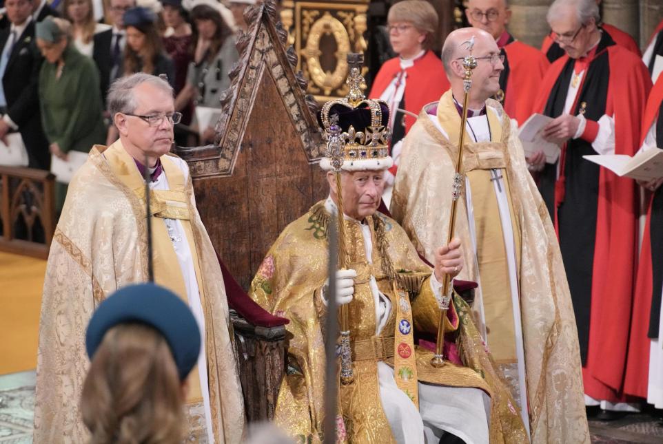 King Charles III Coronation: King & Queen Crowned At Westminster Abbey ...