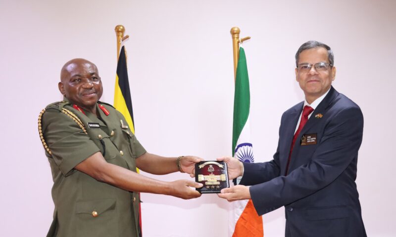 Gen. Muhoozi Kainerugaba Pledges To Strengthen Uganda-India Defence Relations