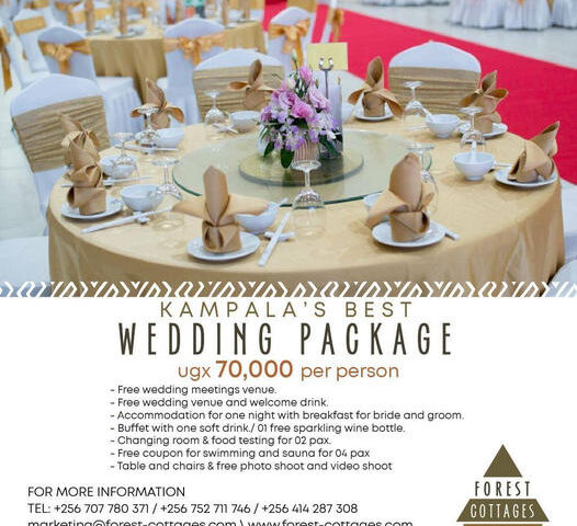 Planning Your Wedding? Let Forest Cottages Handle Your Special Day At Only UGX 70K