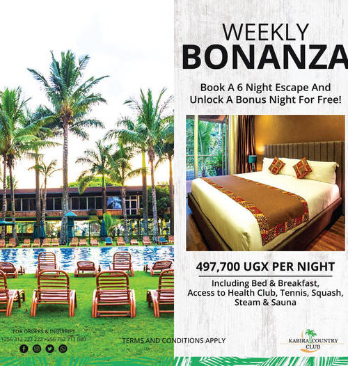 In For A Short Holiday? Extend Your Stay In Luxury With Kabira Country Club's Weekly Bonanza