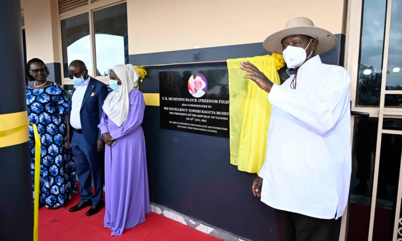 President Museveni Commissions Kaguta Block At Excel Vocational Training Centre, Vows To Protect Tenants Against Greedy Land Grabbers