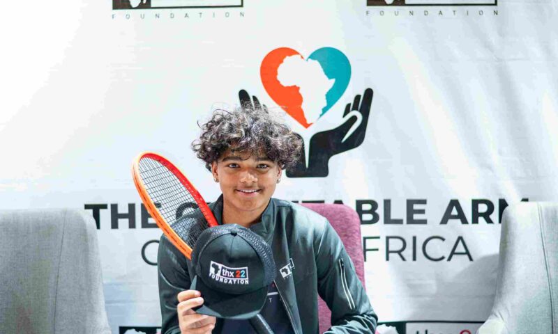 Thx22 Foundation Supports Rising Tennis Star Cillian Asante Ndilima