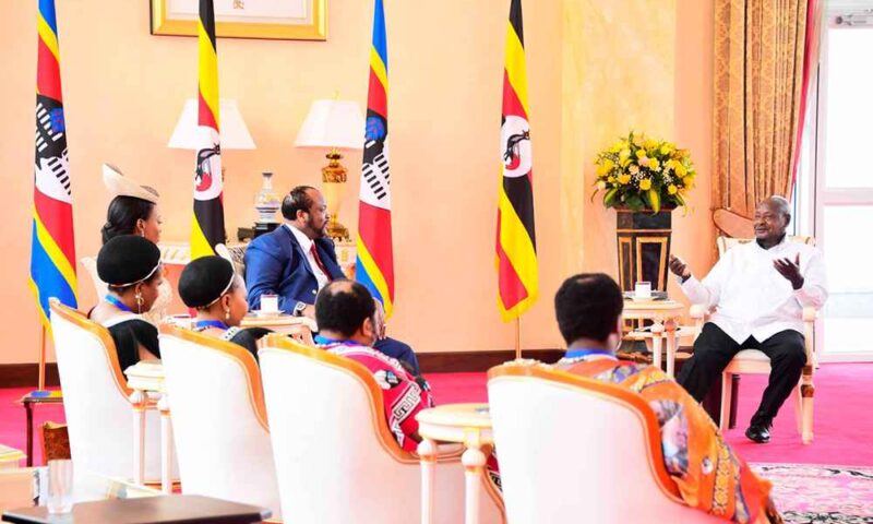 Museveni Hosts King Mswati III, Discusses African Unity