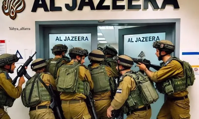 To Hell With Your Biased Reporting-Israel Military Shuts Down Al Jazeera’s West Bank Offices Amidst Escalating Crisis