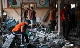 As Part Of Its Ongoing Genocide, Israeli Smashes School Sheltering The Displaced People In Gaza Strip, Dozens Killed