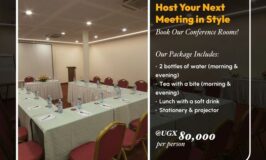 Elevate Your Business Meetings With Our Stylish Venues And Modern Amenities At Only UGX 80K-Says Speke Hotel