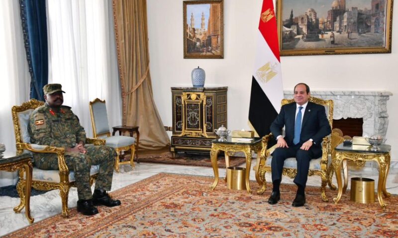 On Mission Of Conquring Africa? Gen Muhoozi Jets To Egypt, Meets President Al-Sisi Days After Meeting S.Sudan Army Boss