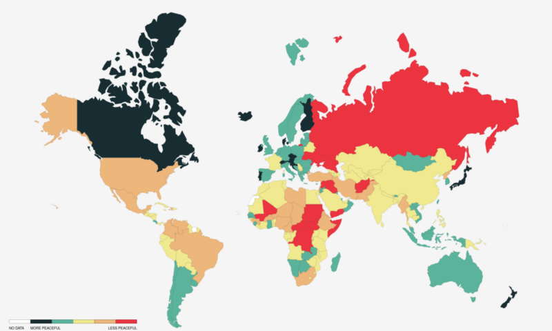 Rankings: Top 10 Most Peaceful African Countries In 2024, According To Global Peace Index