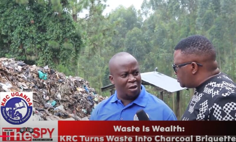 Fort Portal City Takes Lead In Waste Management Innovations: See How KRC Uganda Transforms Waste Into Charcoal Briquettes