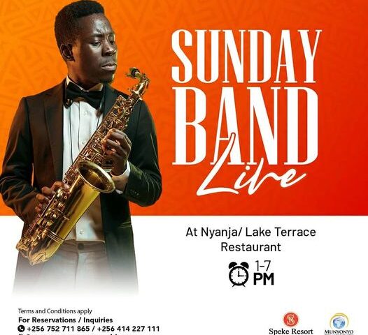 Looking For Today’s Plot? End Your Weekend On A High Note With Sunday Live Band And Delicious Food At Speke Resort Munyonyo: Pass By With Your Loved Ones