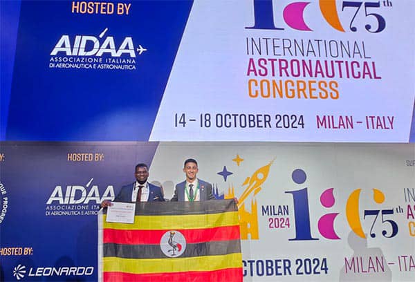 Ugandan Space Engineer Edgar Mujuni Recognized As Emerging Space Leader At International Astronautical Congress 2024