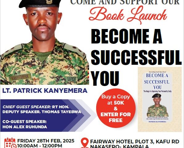 Lt. Patrick Kanyemera To Launch Inspiring Book On Personal Success